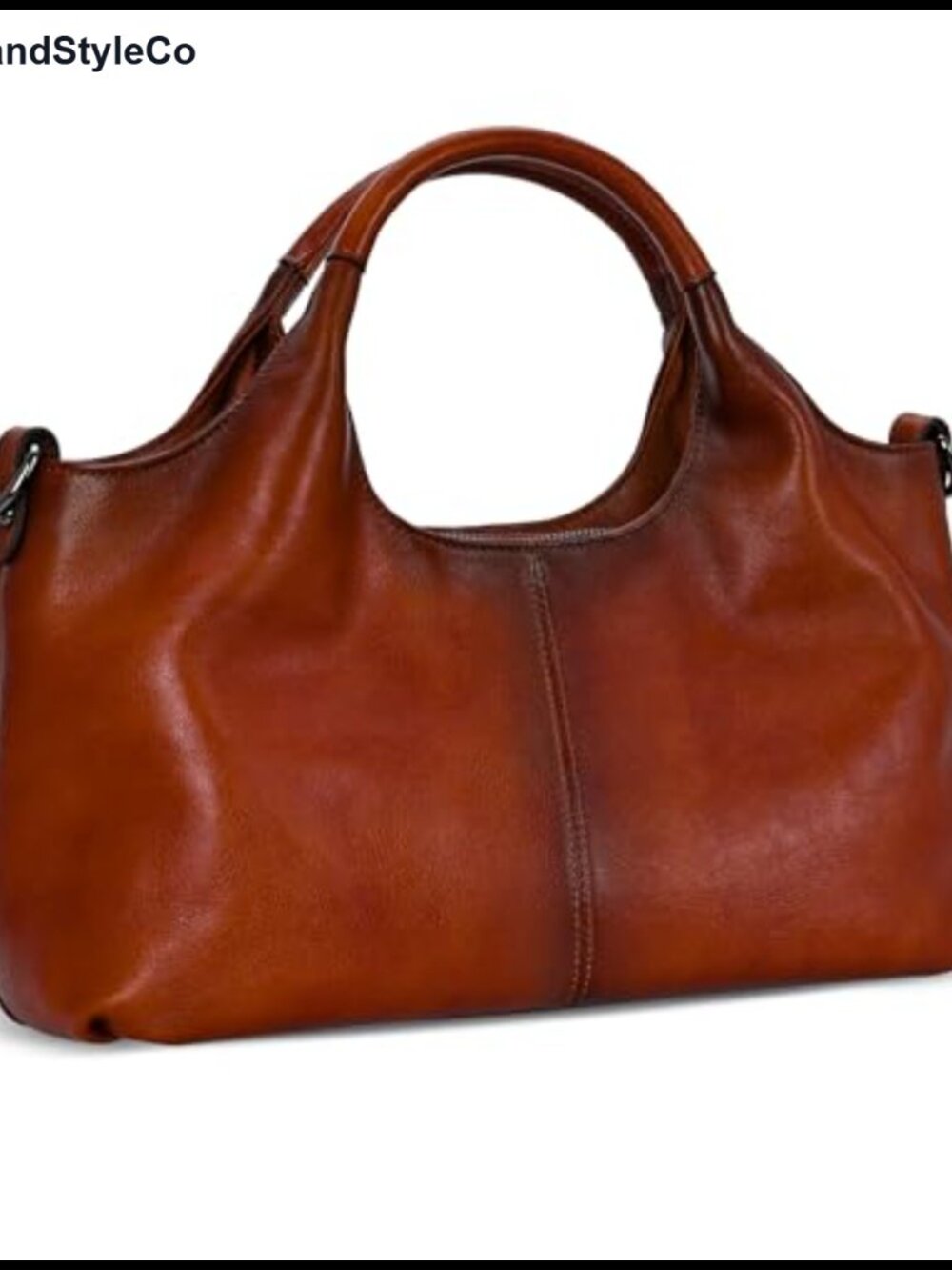 Genuine Leather Satchel Crossbody Purse Top Handle Shoulder Bag